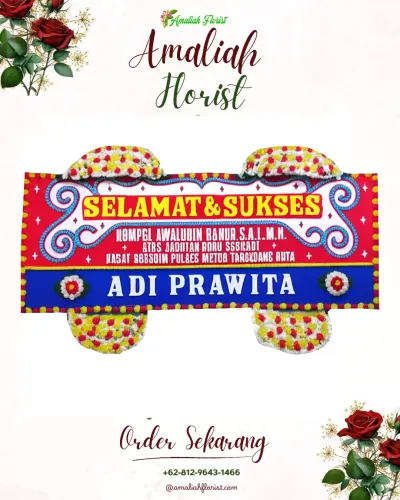 Karangan Bunga Ucapan Selamat sukatali
